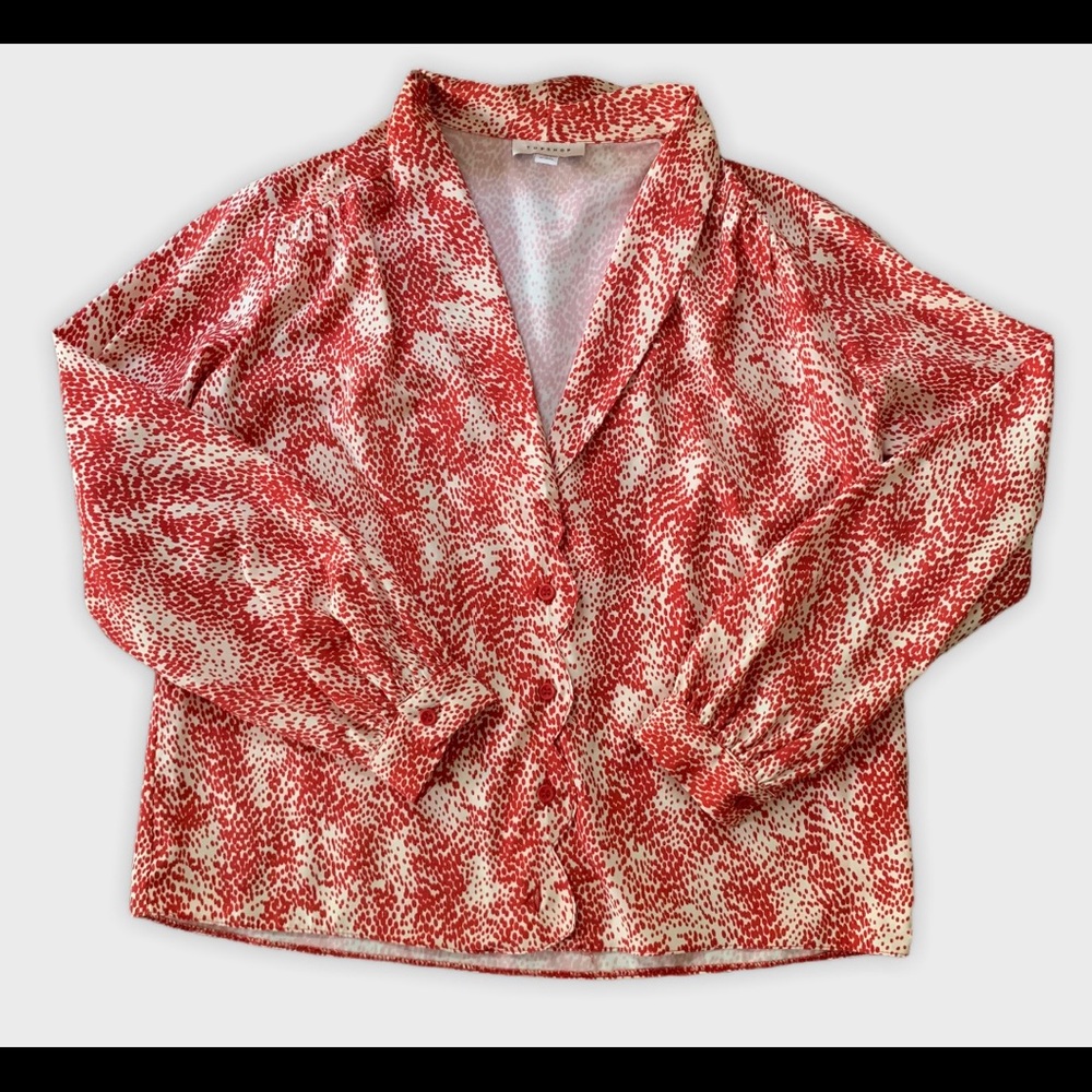 Printed Topshop Blouse